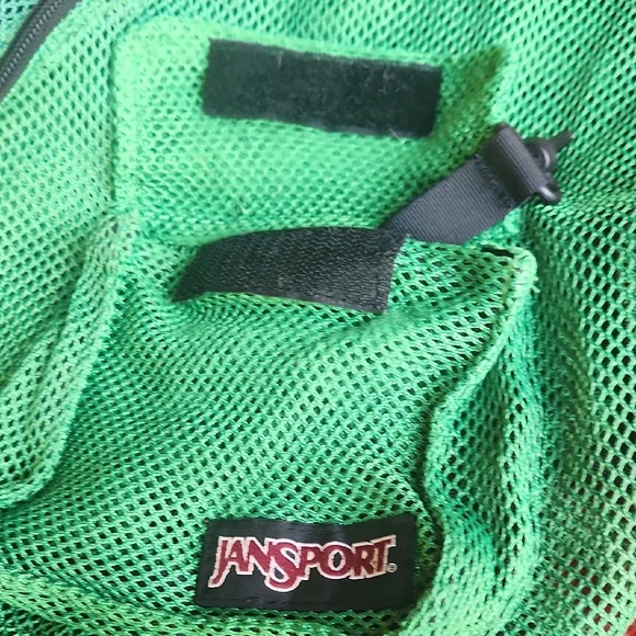 Jansport Vibrant Green Mesh Crossbody - Picture 5 of 5